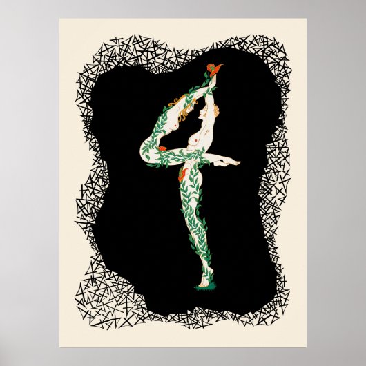 エルテ – 数字スイート、数字4 ポスター (正面)