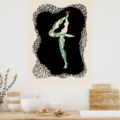 エルテ – 数字スイート、数字4 ポスター (キッチン)