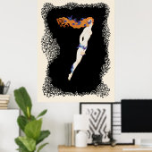 エルテ – 数字スイート、数字7 ポスター (ホームオフィス)