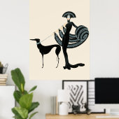 エルテ – At the Theater Suite, Symphony in Black ポスター (ホームオフィス)