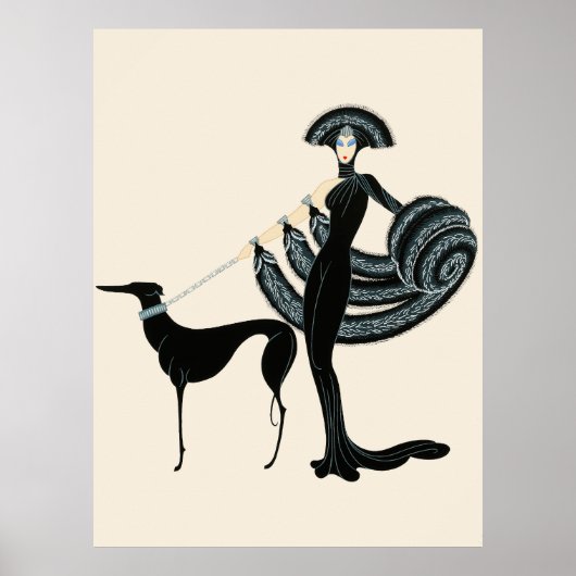 エルテ – At the Theater Suite, Symphony in Black ポスター (正面)