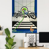 エルテ – Paresseuse, 1980 ポスター (ホームオフィス)