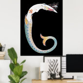 エルテ – The Letter G from the Alphabet Suite, 1976 ポスター (ホームオフィス)