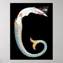 エルテ – The Letter G from the Alphabet Suite, 1976 ポスター