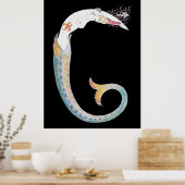 エルテ – The Letter G from the Alphabet Suite, 1976 ポスター (キッチン)