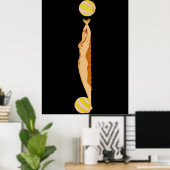 エルテ – The Letter J from the Alphabet Suite, 1976 ポスター (ホームオフィス)