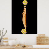 エルテ – The Letter J from the Alphabet Suite, 1976 ポスター (キッチン)