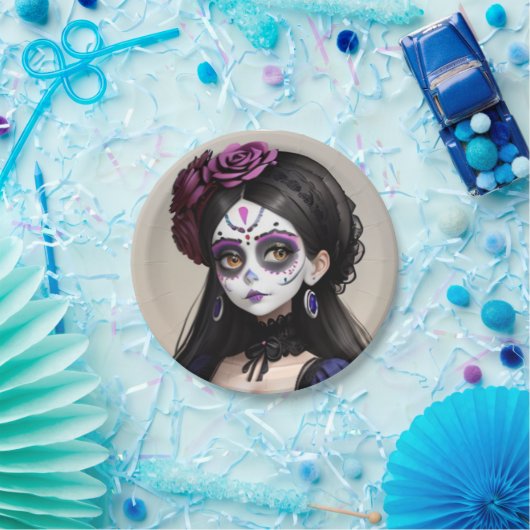 エルディアデロスムエルトスビューティフル・ウーマン ペーパープレート (パーティー)