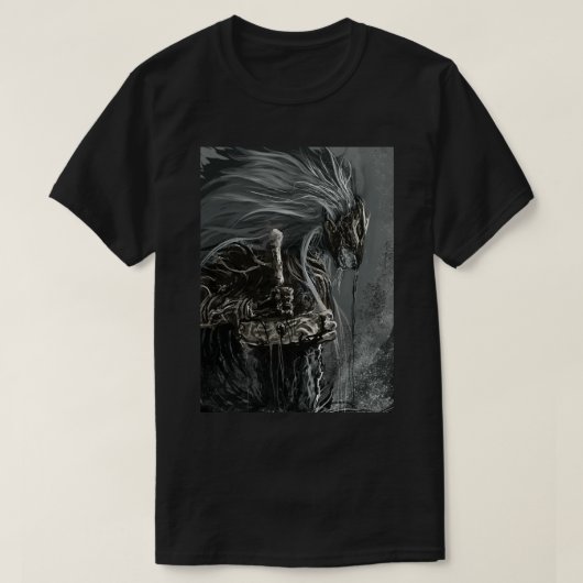 エルデンリングや輪マリケス、ブラックブレードボスクラシック Tシャツ (デザイン正面)