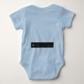 エルデンリングベビー服, エルデンロードベビー服 ベビーボディスーツ (裏面)