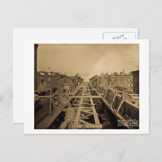 エルトラック&ステーション建築セカンドアブ&86th ポストカード (正面/裏面)