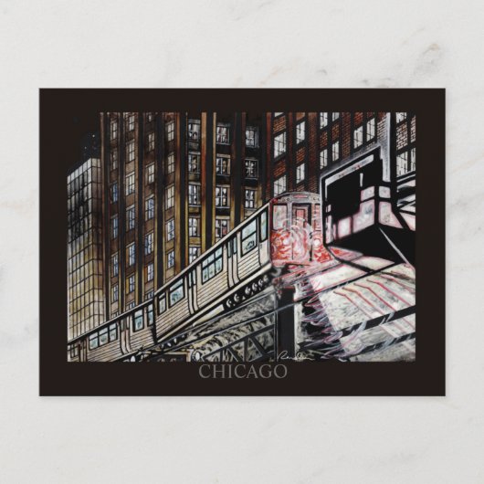 エルトレインシカゴランドソムアート ポストカード (正面)