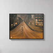 エルトロトルラド絵を描ズバイアルフレッドキツネ キャンバスプリント (正面)