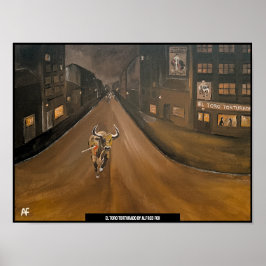 エルトロトルラド絵を描ズバイアルフレッドキツネ ポスター