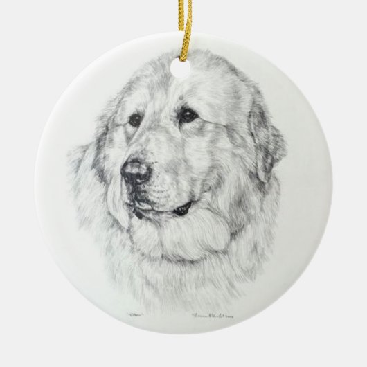 エルトンスケッチオーナメント セラミックオーナメント (正面)