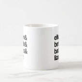 エルトン・ベティ・バブスとライザ コーヒーマグカップ (中央)