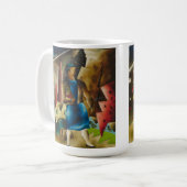 エルドジェ・コルターの立ち退き抽象芸術 コーヒーマグカップ (正面左)