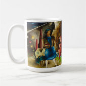 エルドジェ・コルターの立ち退き抽象芸術 コーヒーマグカップ (左)