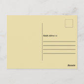 エルドジェ・コルターの立ち退き抽象芸術 ポストカード (裏面)