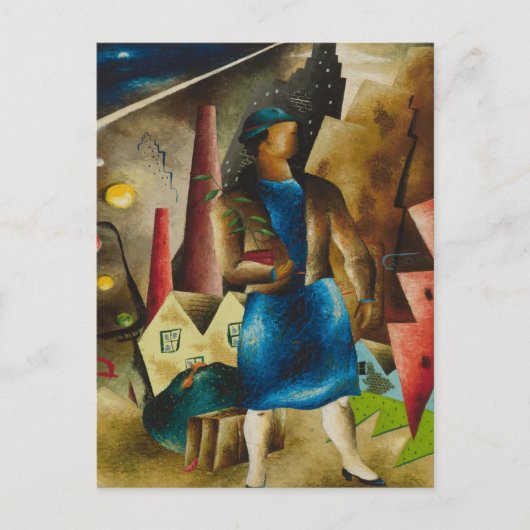 エルドジェ・コルターの立ち退き抽象芸術 ポストカード (正面)