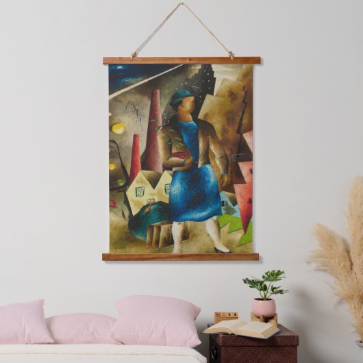 エルドジェ・コルターの立ち退き抽象芸術 吊り下げ型タペストリー (寝室)