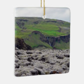 エルドラウンラヴァフィールド – 南アイスランド セラミックオーナメント (右)
