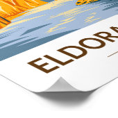 エルドラドキャニオン州パークコロラドヴィンテージアート ポスター (角)