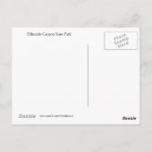 エルドラドキャニオン州パークコロラド ポストカード (裏面)