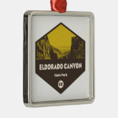 エルドラドキャニオン州パークコロラド メタルオーナメント (右)