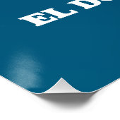 エルドラド郡カリフォルニアの地図 ポスター (コーナー)