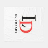 エルドラド フリースブランケット (正面(横))