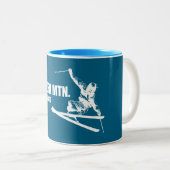 エルドラマウンテンコロラドスキーヤー ツートーンマグカップ (正面右)