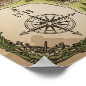 エルドリア王国の地図 ポスター (角)