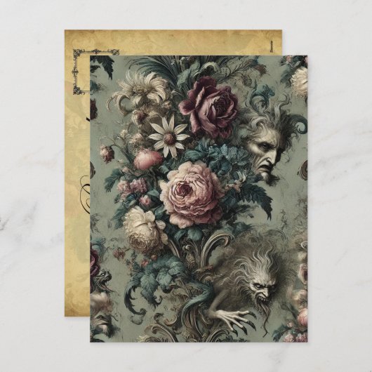 エルドリッジに対する罪 – ゴシックビクトリアン様式 シーズンポストカード (正面/裏面)