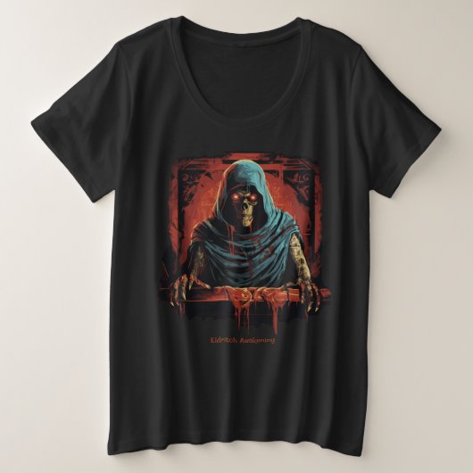 エルドリッチ覚醒 プラスサイズTシャツ (デザイン正面)