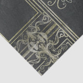 エルドリッヒティッシュペーパー(黒と金ゴールド) 薄葉紙 (詳細)