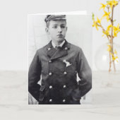 エルネストShackleton カード (黄色い花)