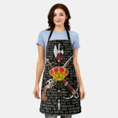 エルノヴィオデラミュエルテ エプロン (着用した状態)