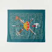 エルノヴィオデラミュエルテ タペストリー (正面(横))