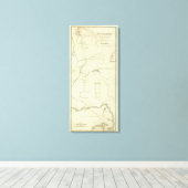 エルバからパリまでのボナパルトルート キャンバスプリント (インサイチュ (ウッドフロア))