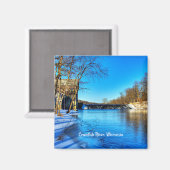 エルバの近くのクロウフィッシュ・ウィスコンシン川。 マグネット (正面/裏面)