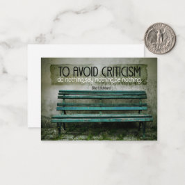 エルバート感動的・うらなり引用文「批判」 ノートカード