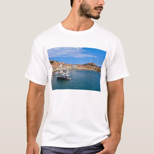 エルバ島の島- Portoferraio Tシャツ (正面)