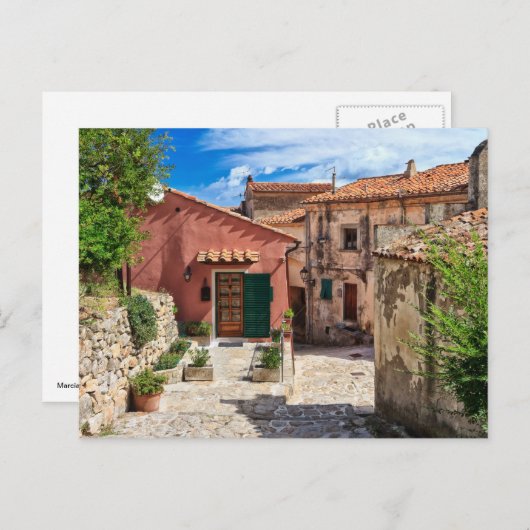 エルバ島 – マルシアナの景色 ポストカード (正面/裏面)