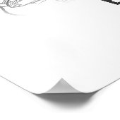 エルパソシティーの地図 ポスター (角)