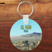 エルパソダウンタウンマウンテンテキサス州ヴィンテージ キーホルダー (正面)