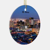 エルパソテキサス州アットナイト  セラミックオーナメント (右)