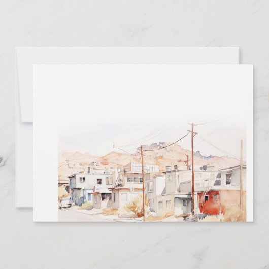 エルパソテキサス州シティシークレリハーサルディナー 招待状 (裏面)