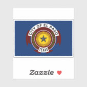 エルパソ国旗、テキサス州 シール (シート)