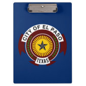エルパソ市国旗(テキサス州) クリップボード (正面)